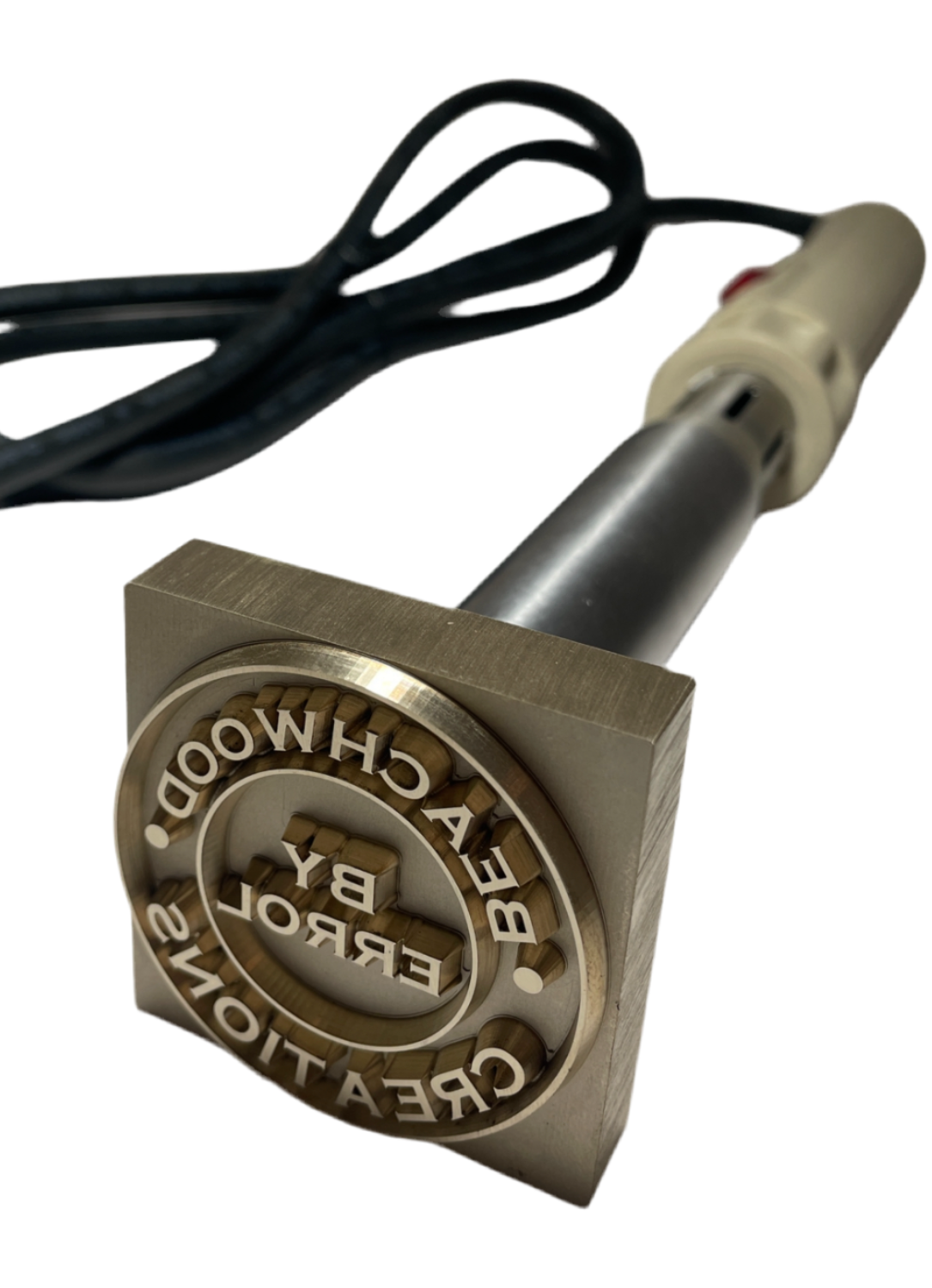 Custom 2 inch electric branding iron made in Canada