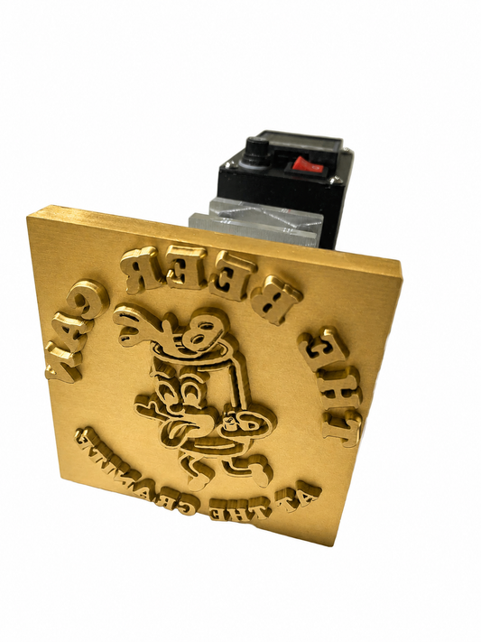 Custom Large Format Wood Branding Irons with Temperature Control