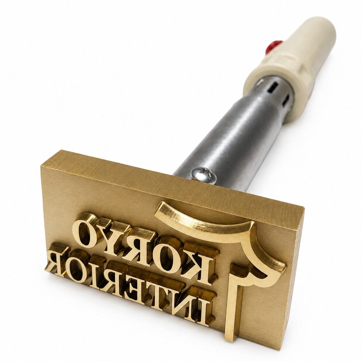 Custom Wood Branding Iron 2.5" x 1.5" Made in Canada