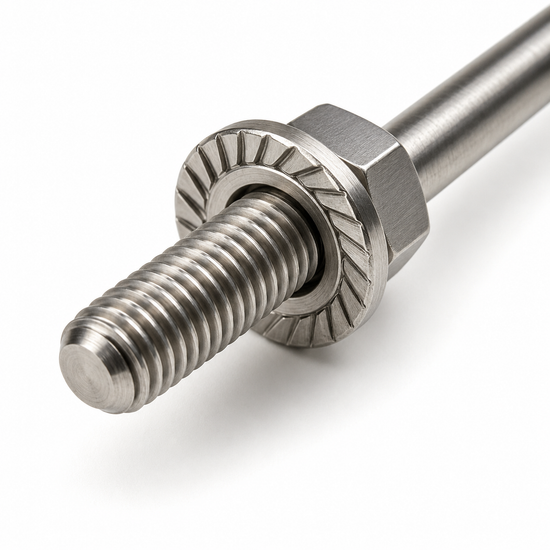 Stainless steel connecting hardware for a livestock freeze brand