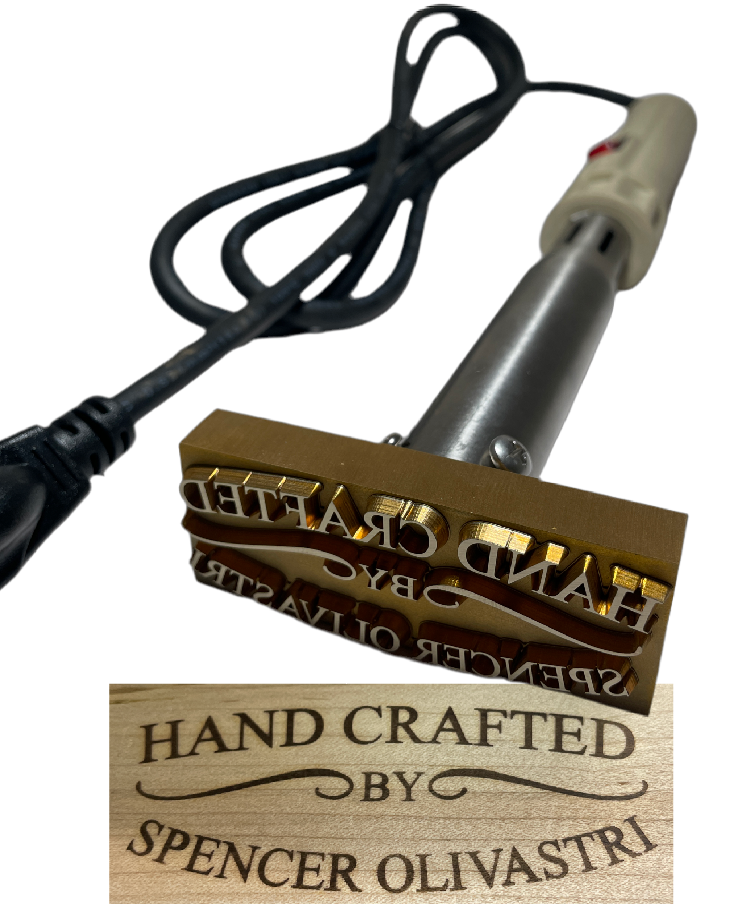 Custom 1” x 3” Branding Iron