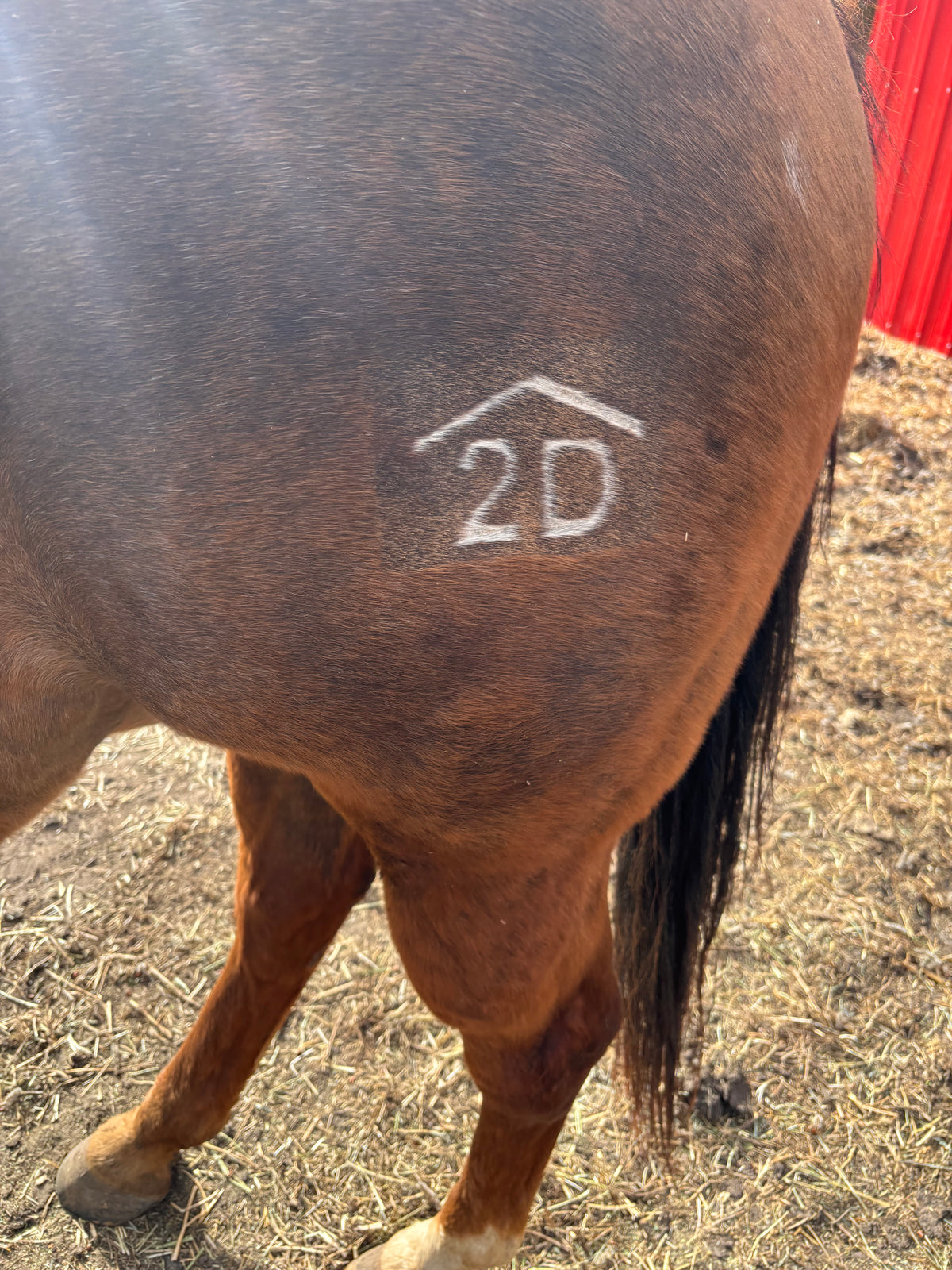 Customer woodworking project marked with a custom branding iron