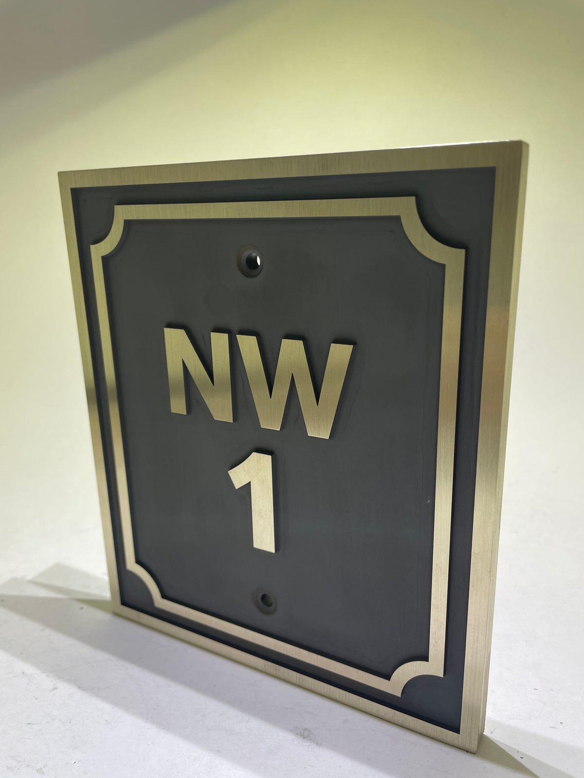 Customer woodworking project marked with a custom branding iron