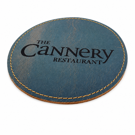 Genuine Full Grain Leather Coaster Blanks