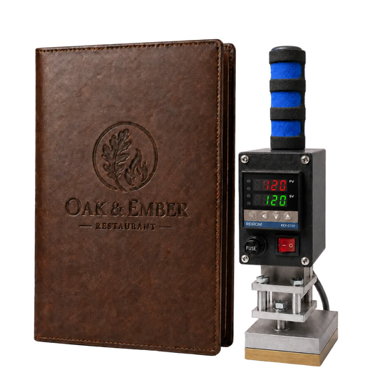 Custom Temperature Controlled Branding Iron for Leather - Large